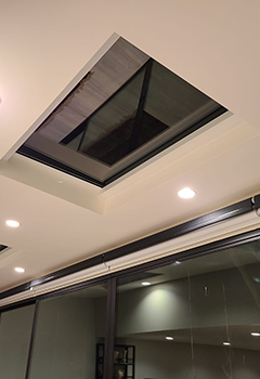 Skylight Motorized Shades and Somfy System in Rancho Santa Fe