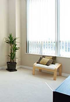 Natural Motorized Vertical Blinds For Rancho Bernardo Patio