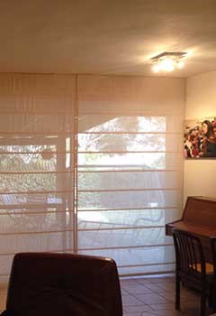 New Roman Shades Installed In Santee